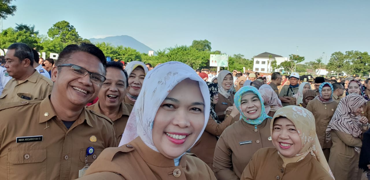 Apel gabungan setiap awal bulan di Lapangan Apel Setda Provinsi Banten