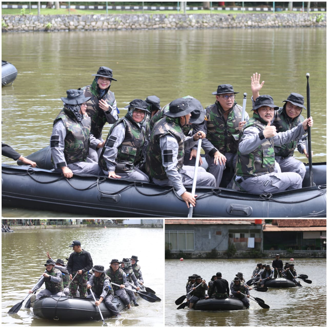 Kebersamaan Latian Nilai Kebangsaan dan Soliditas Aparatur pemerintahan eselon 2 dan 3 Provinsi Banten di Grup 1 Kopassus