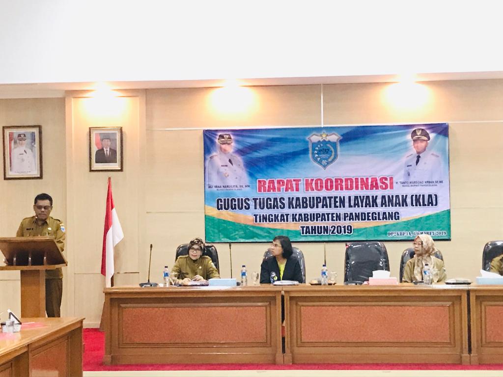 Pembinaan untuk mewujudkan Pandeglang menuju Kabupaten Layak Anak (KLA)