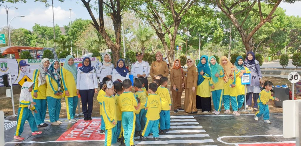 TPADay Dare ALBANTANI Binaan DP3AKKBka PKKDWP Banten Belajar Berlalu Lintas 