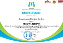 Forum Anak Banten sebagai peserta terbaik