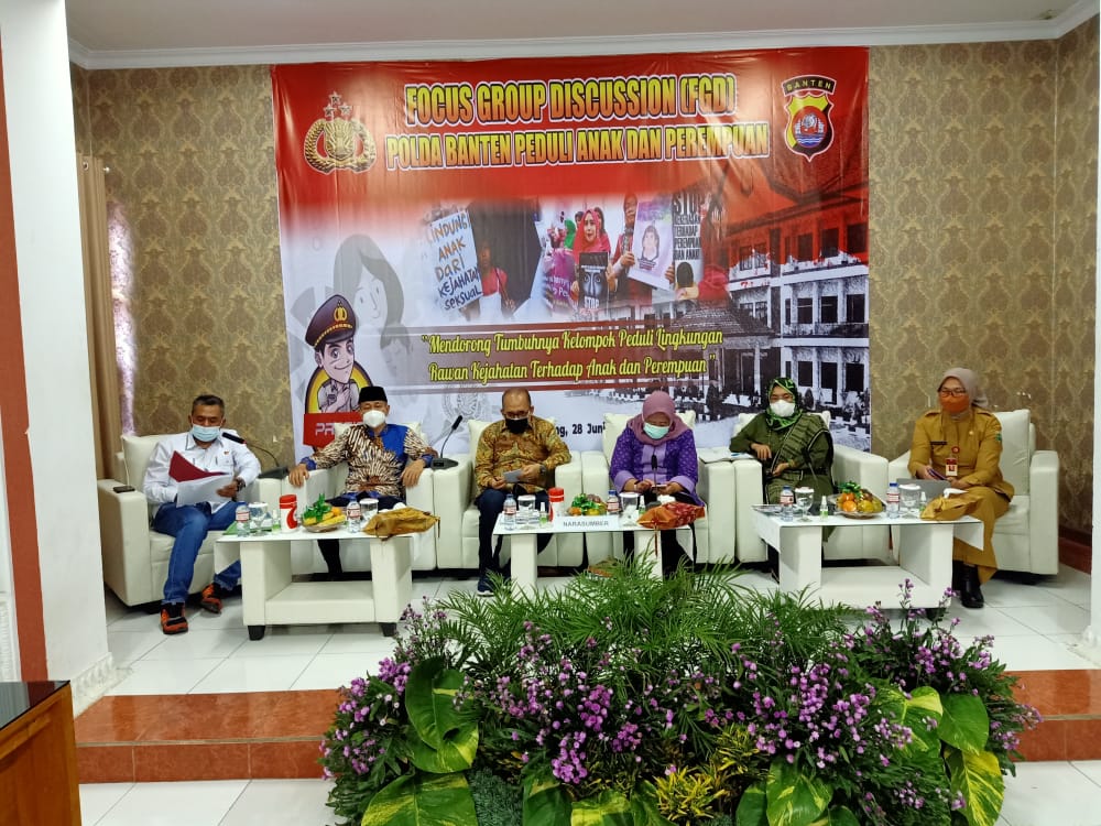 FGD Polda Banten Peduli Anak dan Ramah Perempuan